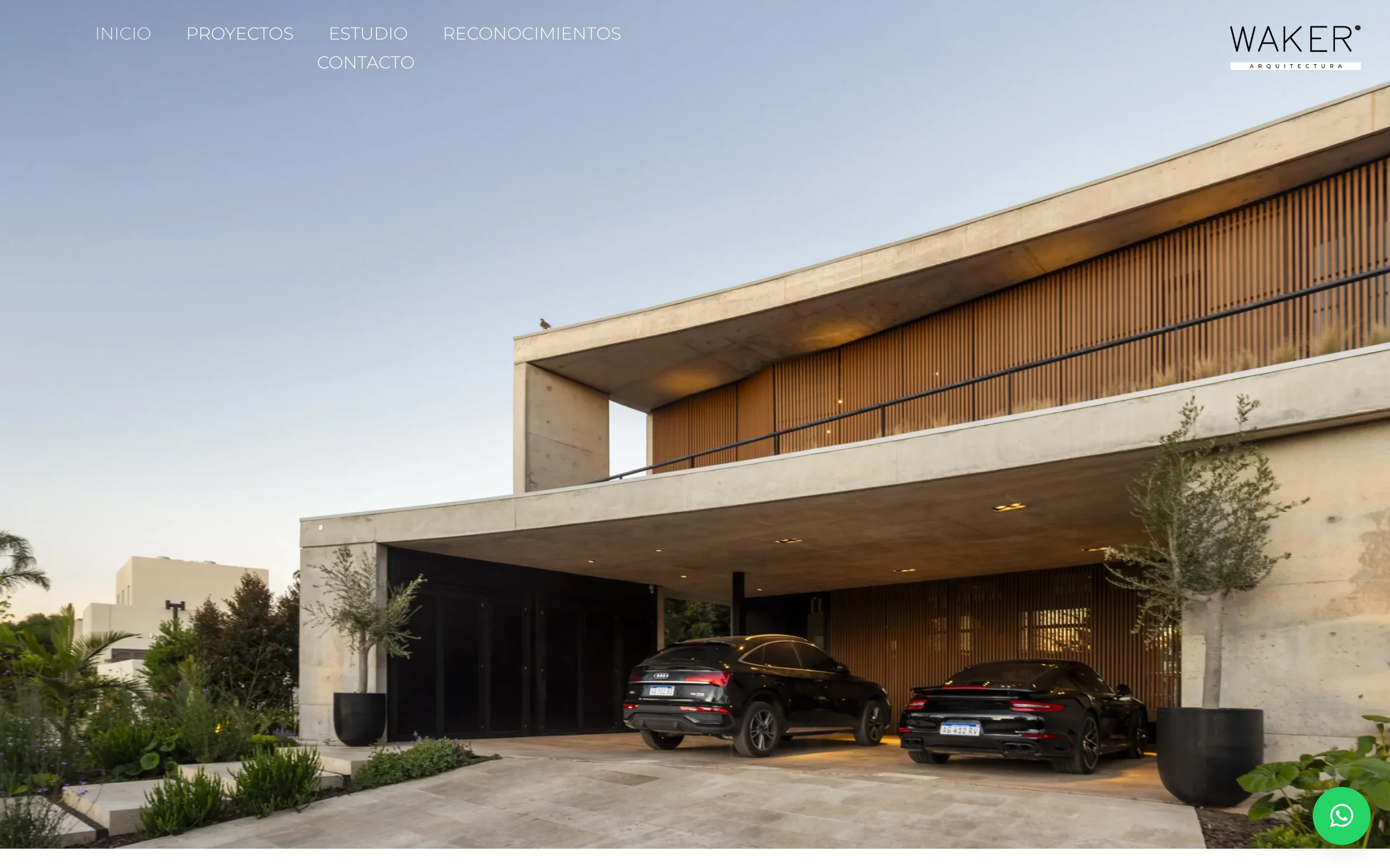 Axel Waker: Web para estudio de arquitectura