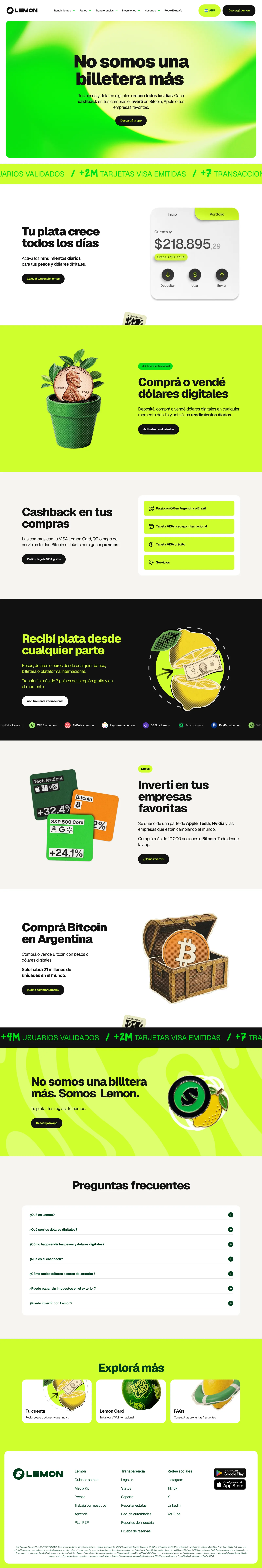 Lemon: Página completa